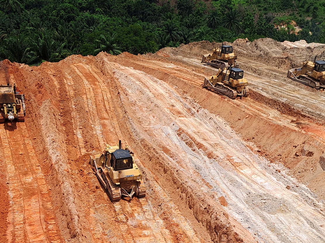 Clearing of Mining Site